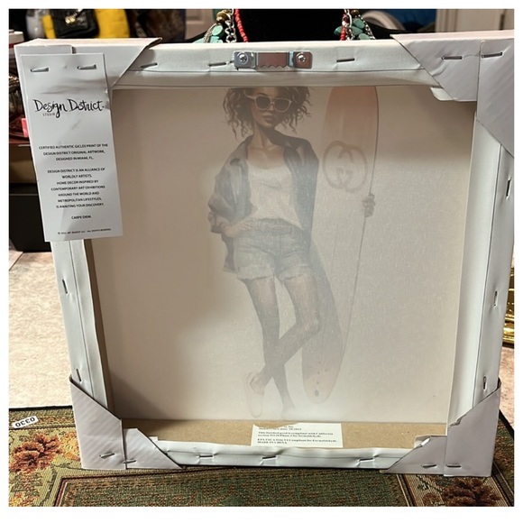 Design District Studio - NWT - Canvas Wall Art/Decor Luxury Canvas Fashion - Picture 4 of 4